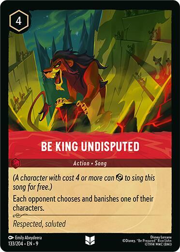 Be King Undisputed  | UC | Fabled 9
