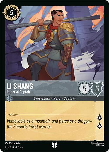 Li Shang - Imperial Captain | UC | Fabled 9