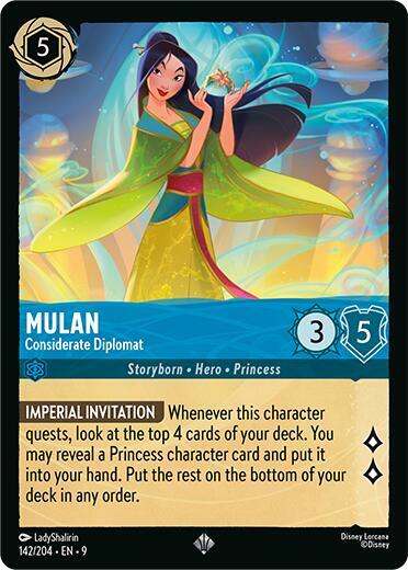 Mulan - Considerate Diplomat | Super Rare | Fabled 9