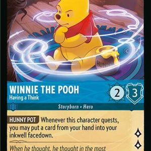 Winnie the Pooh - Having a Think - | Rare | Fabled 9