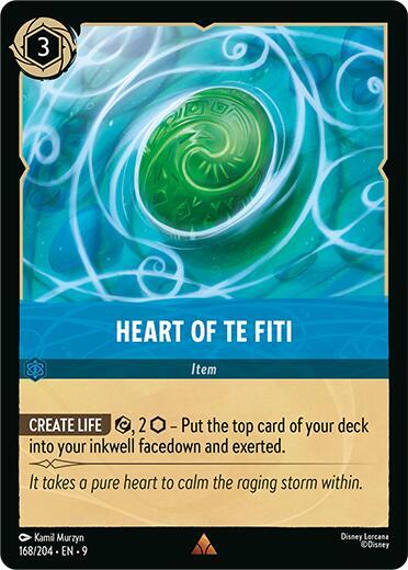Heart of Te Fiti - | Rare | Fabled 9