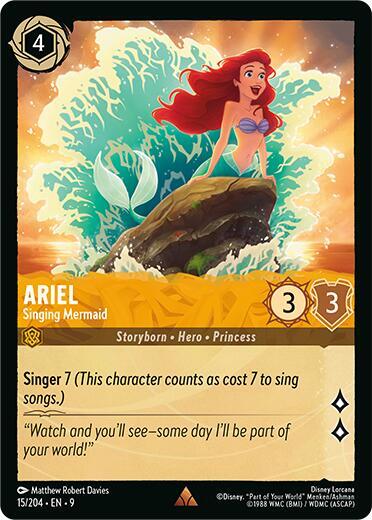 Ariel - Singing Mermaid | Rare | Fabled 9