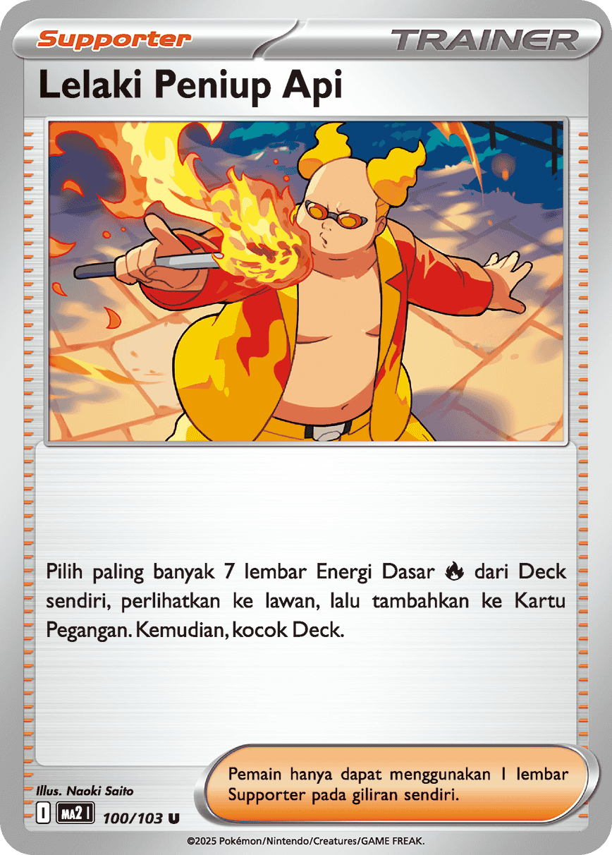 Lelaki Peniup Api | U | MA2