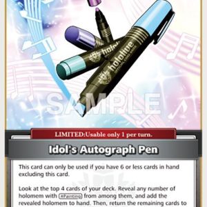 Idol's Autograph Pen (U) hBP02-075 EN
