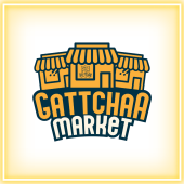 Gattchaa Market logo with frame